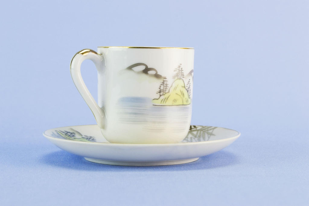 Porcelain coffee set for 6, 1950s