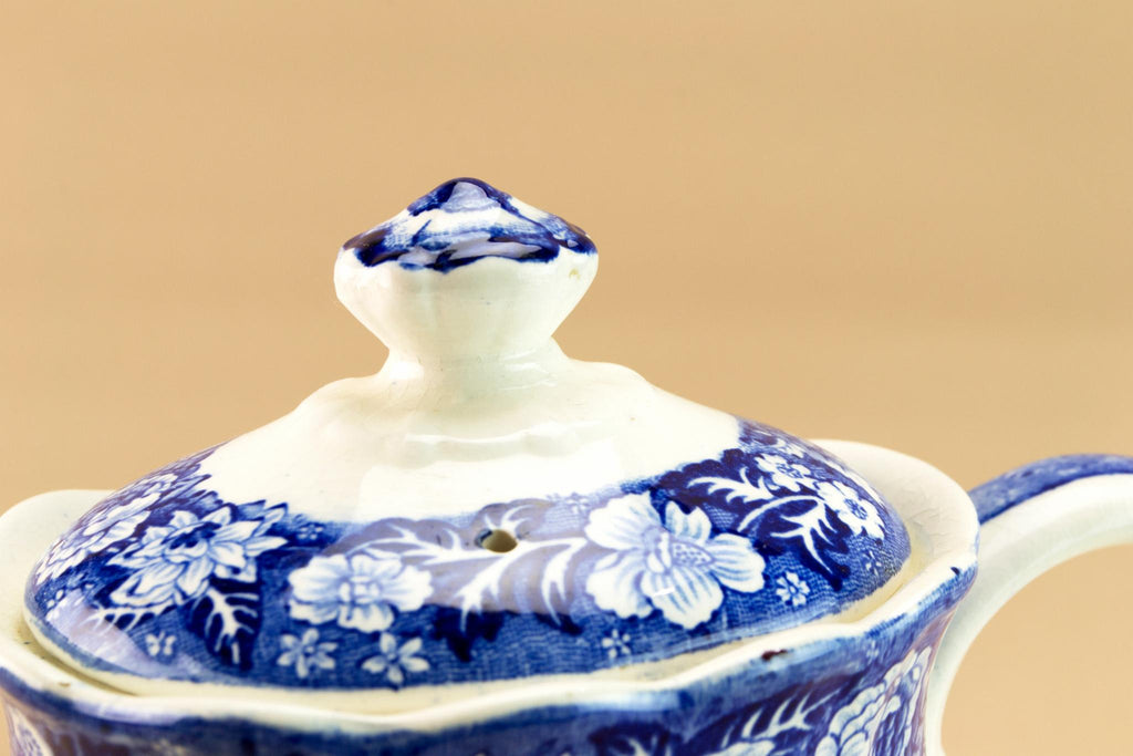 Blue and white teapot