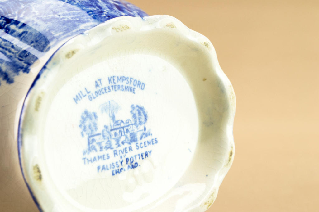 Blue and white teapot
