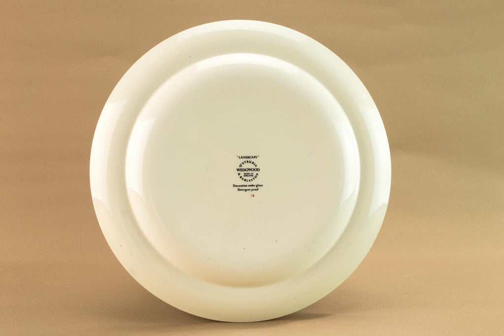 6 medium Wedgwood blue and white plates