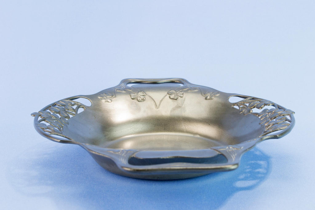 Tudric Pewter bread basket, circa 1900