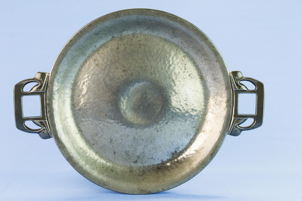 Arts & Crafts pewter serving bowl, early 1900s
