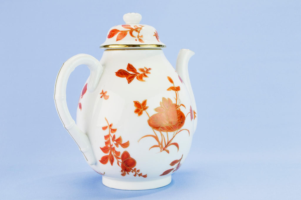 Red porcelain teapot, early 1900s