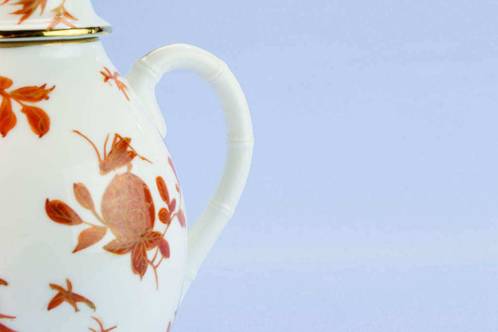 Red porcelain teapot, early 1900s