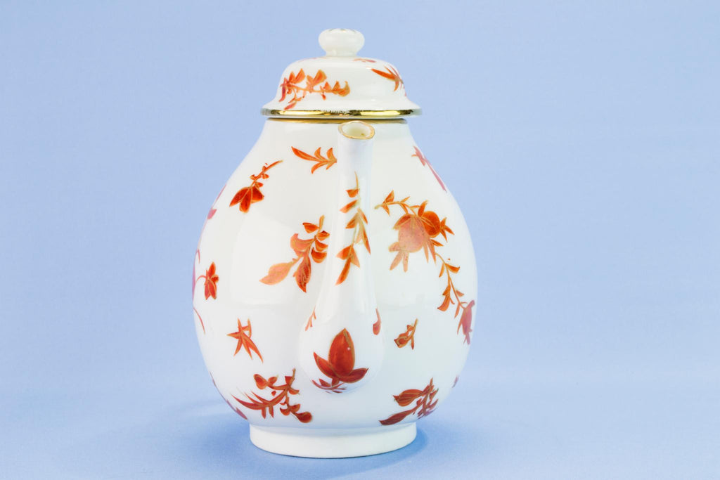 Red porcelain teapot, early 1900s