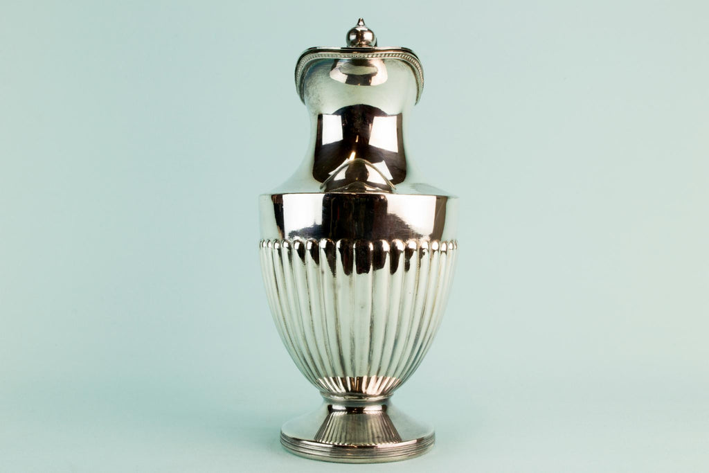 Silver plated coffee pot, early 1900s