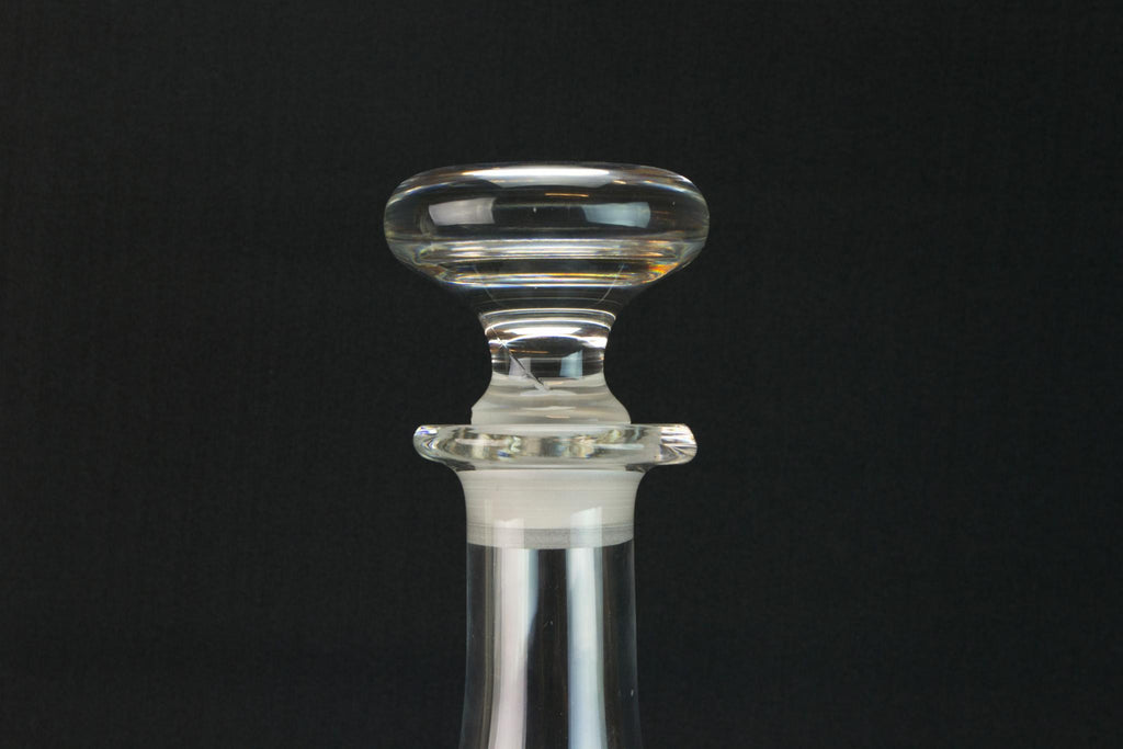 Blown glass wine decanter