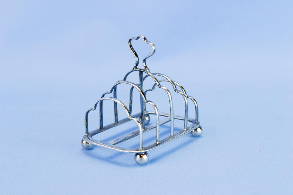 Sterling Silver toast rack, 1900