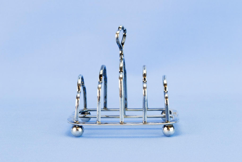 Sterling Silver toast rack, 1900