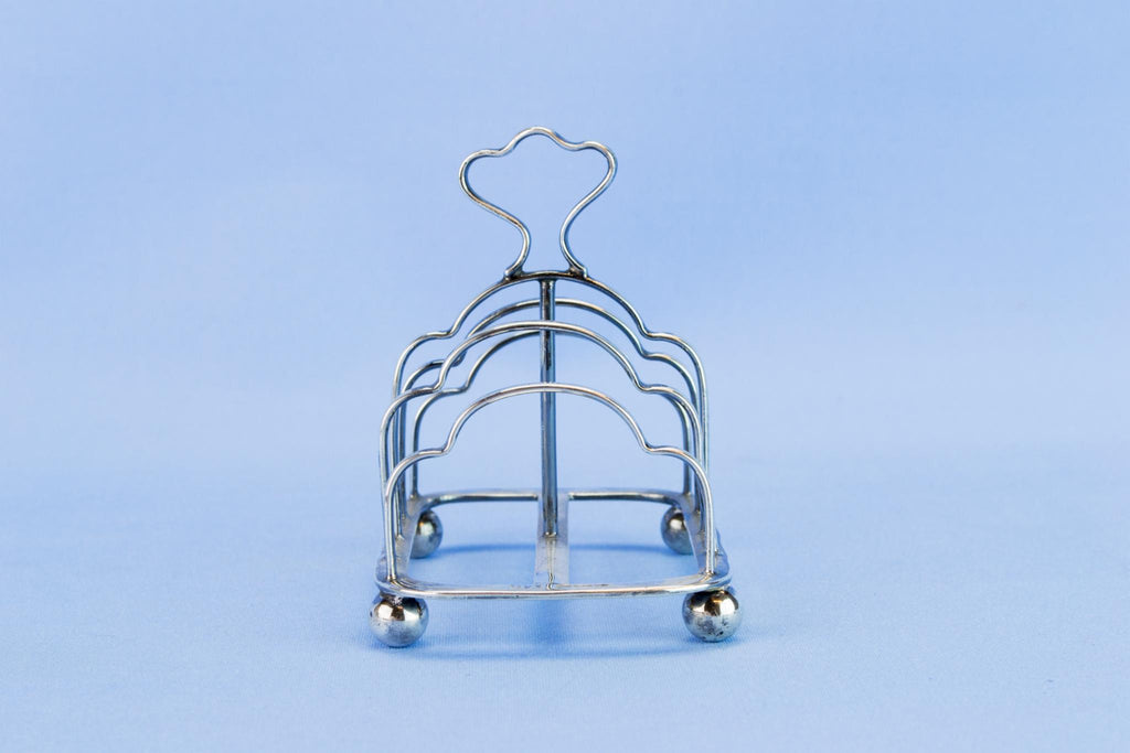 Sterling Silver toast rack, 1900