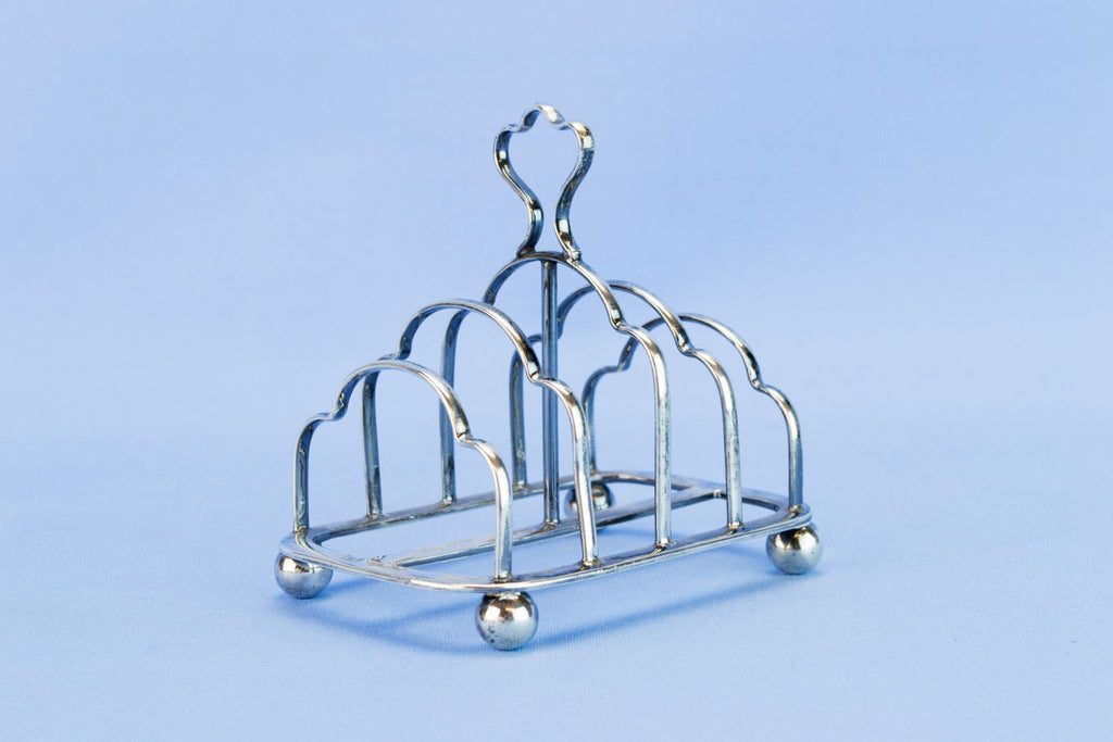 Sterling Silver toast rack, 1900
