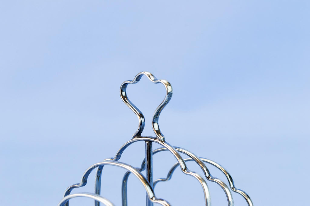 Sterling Silver toast rack, 1900