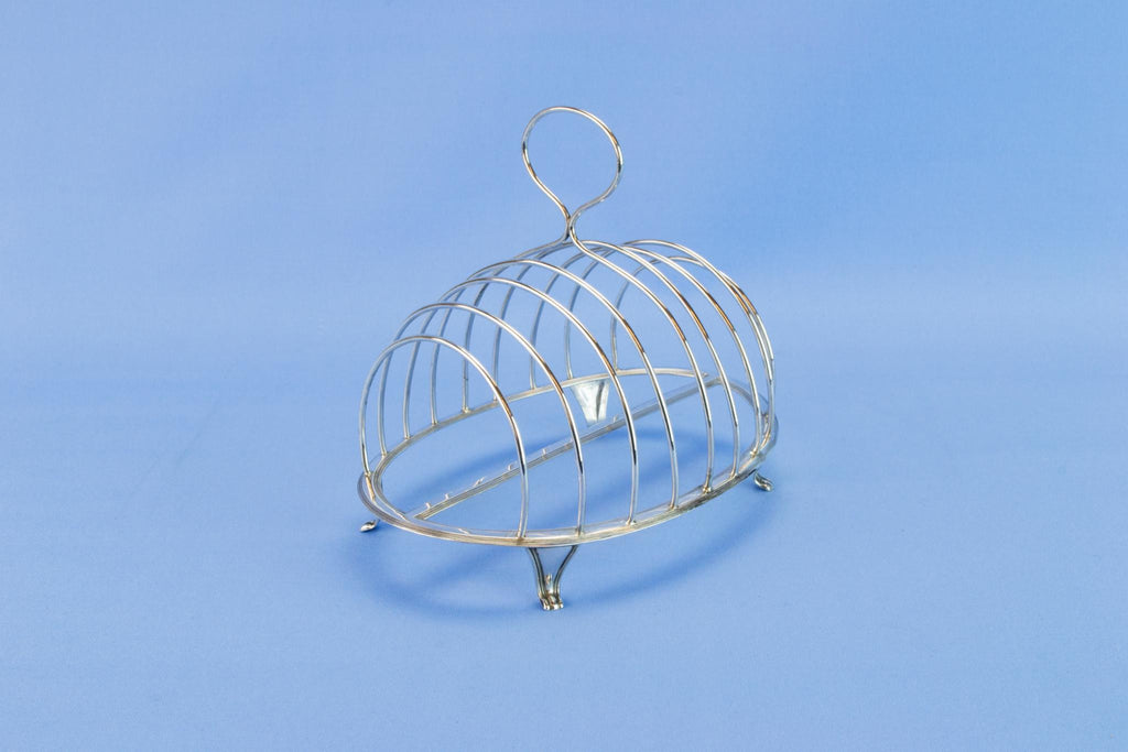 Georgian sterling silver toast rack, 1790
