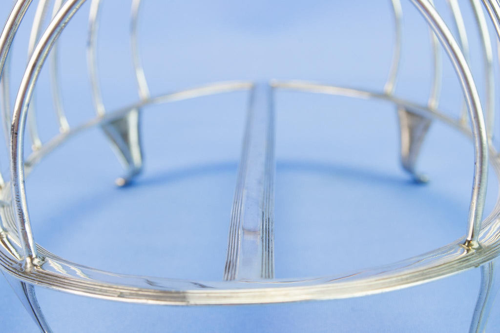Georgian sterling silver toast rack, 1790