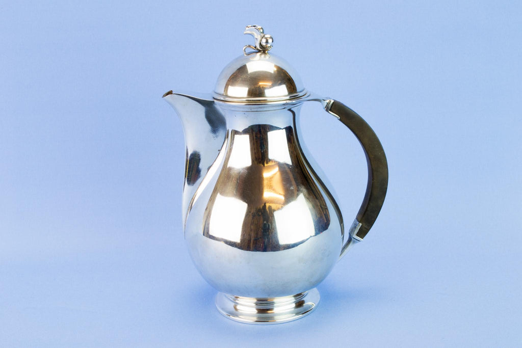 Silver coffee pot, 1950s