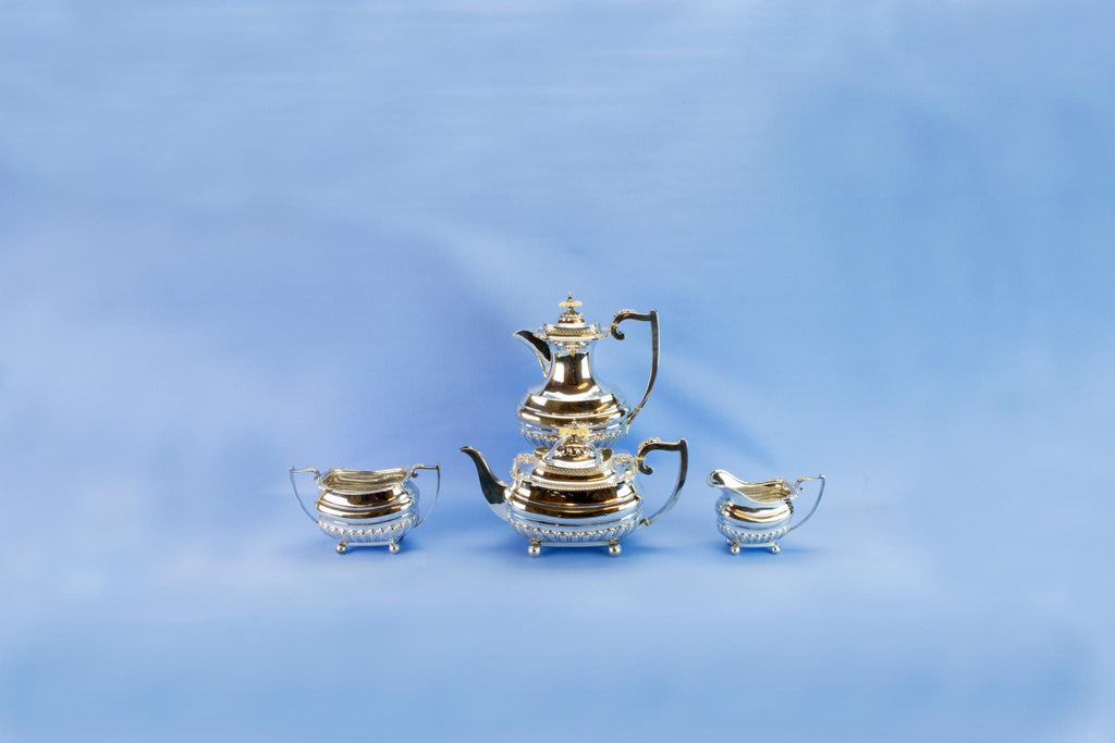 Walker & Hall sterling silver tea set, 1939