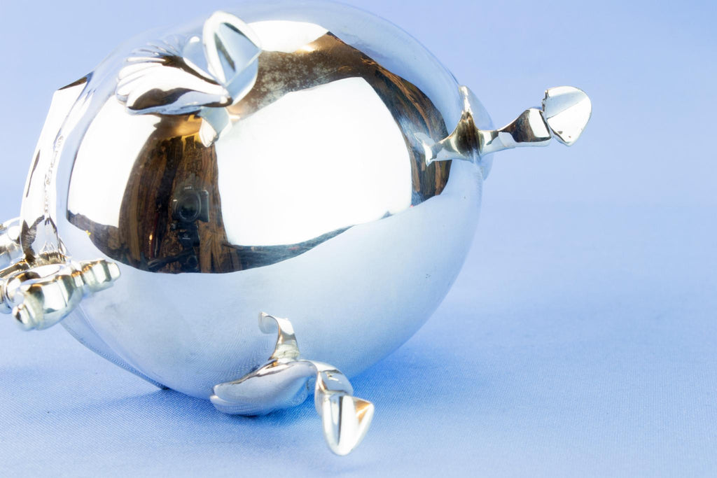 Sterling silver gravy boat, 1899