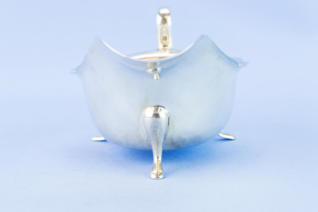 Sterling silver gravy boat, 1933