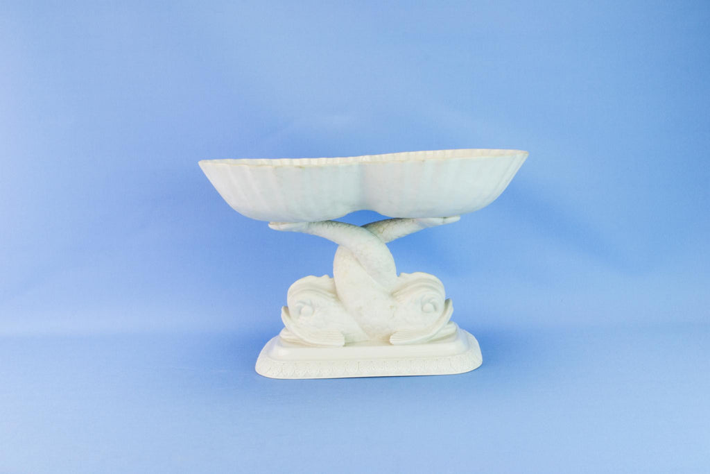 Dolphin stem bowl, mid 19th C
