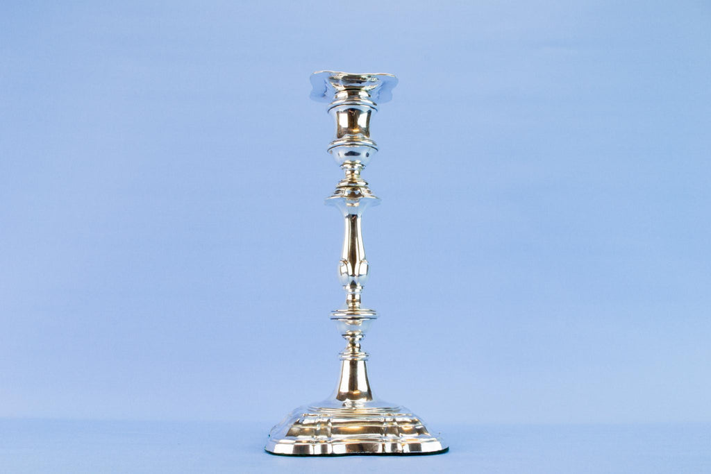 Sterling silver candlesticks, English 1906