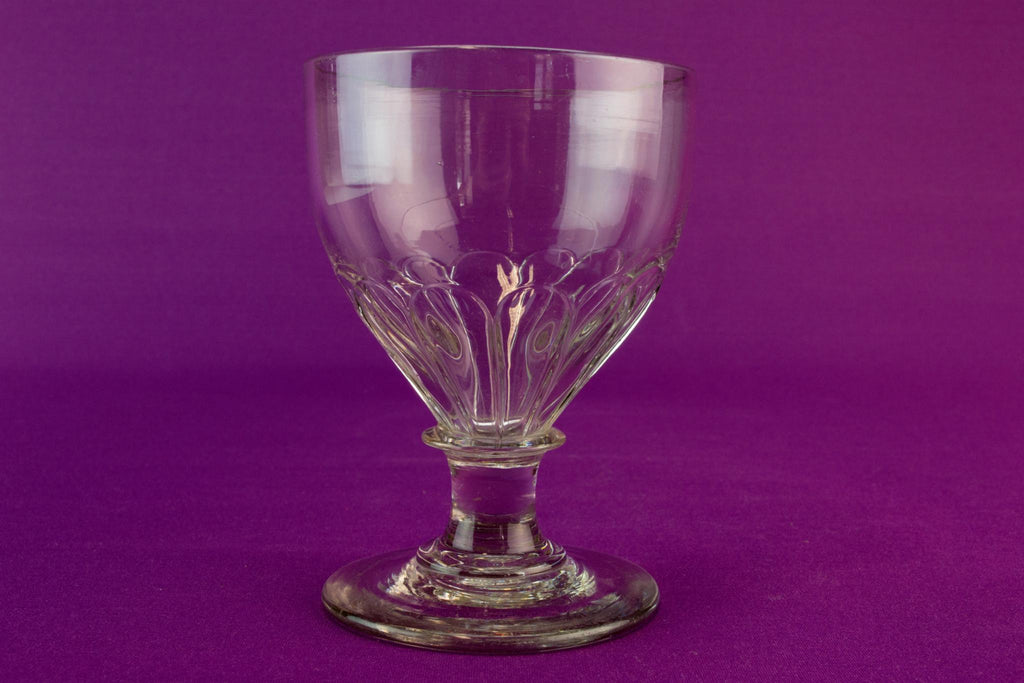 Medium wine rummer glass, mid 19th century