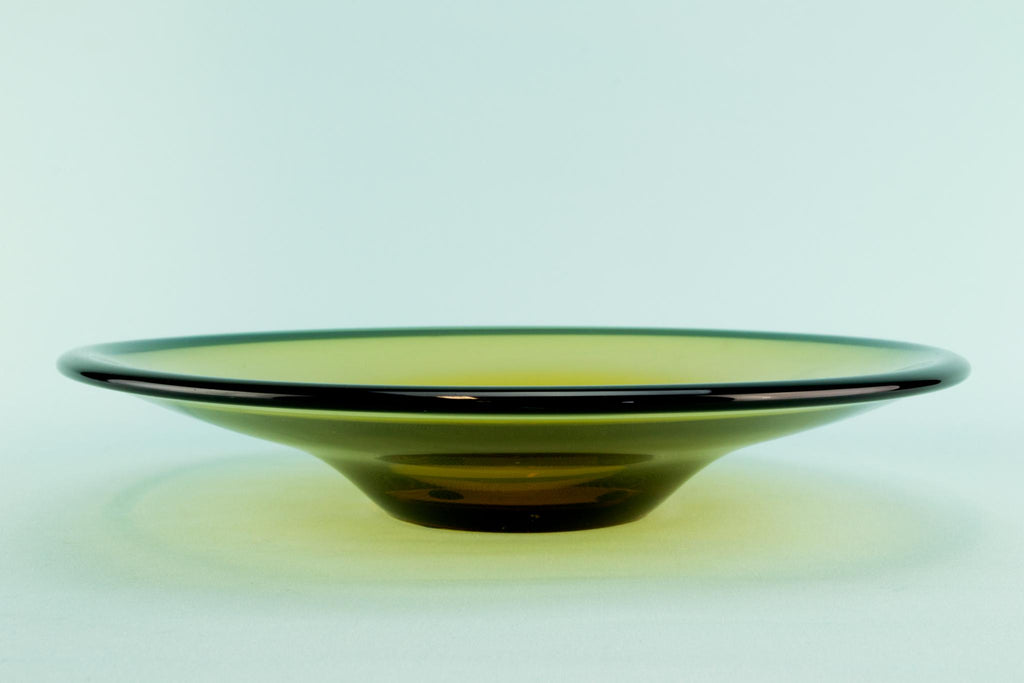Whitefriars glass bowl, English circa 1970