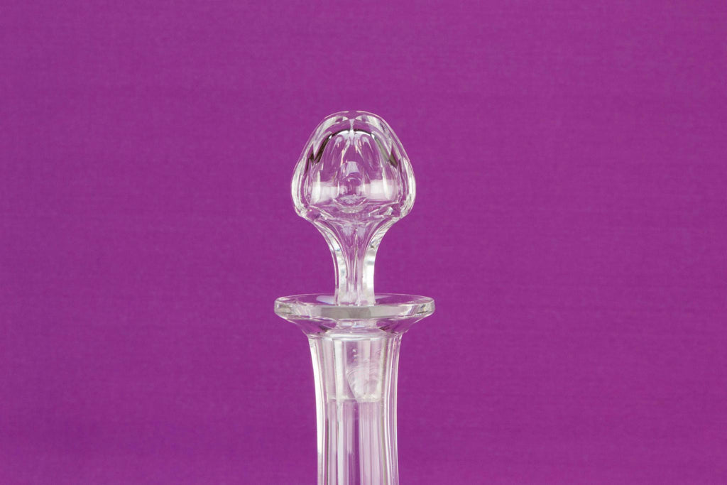 Globular port decanter, English late 19th C