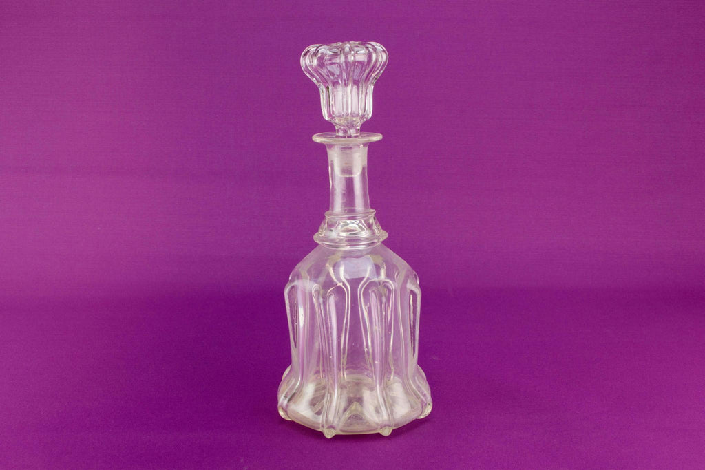 Newcastle pillar wine decanter, mid 19th c