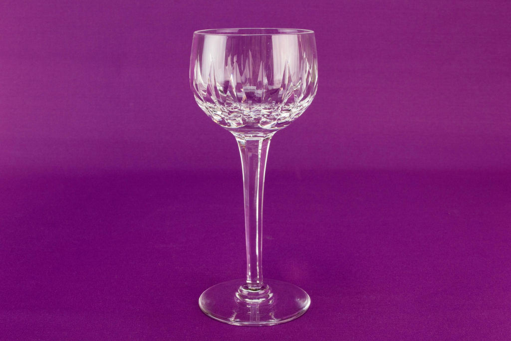 5 Stuart wine glasses, English 1970s