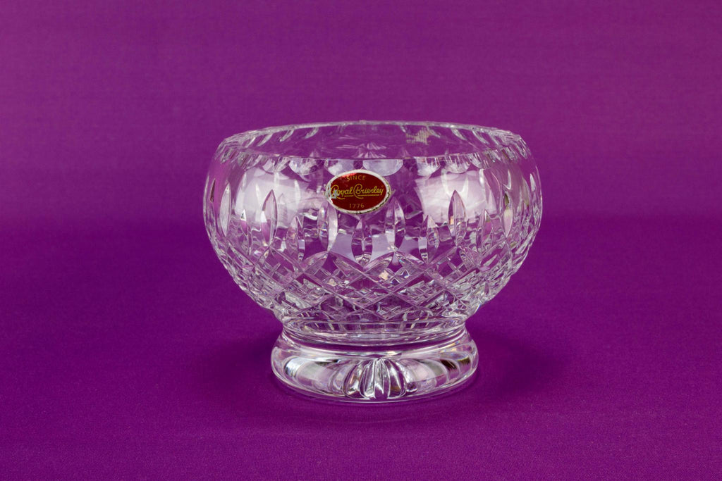 Royal Brierley cut glass bowl