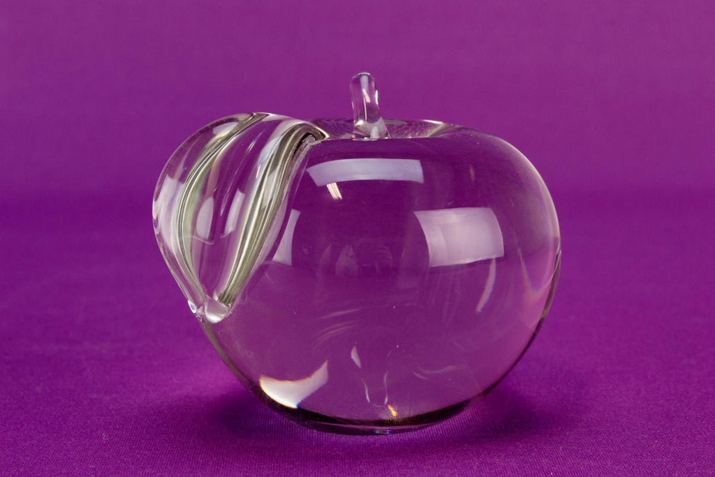 Langham glass apple paperweight
