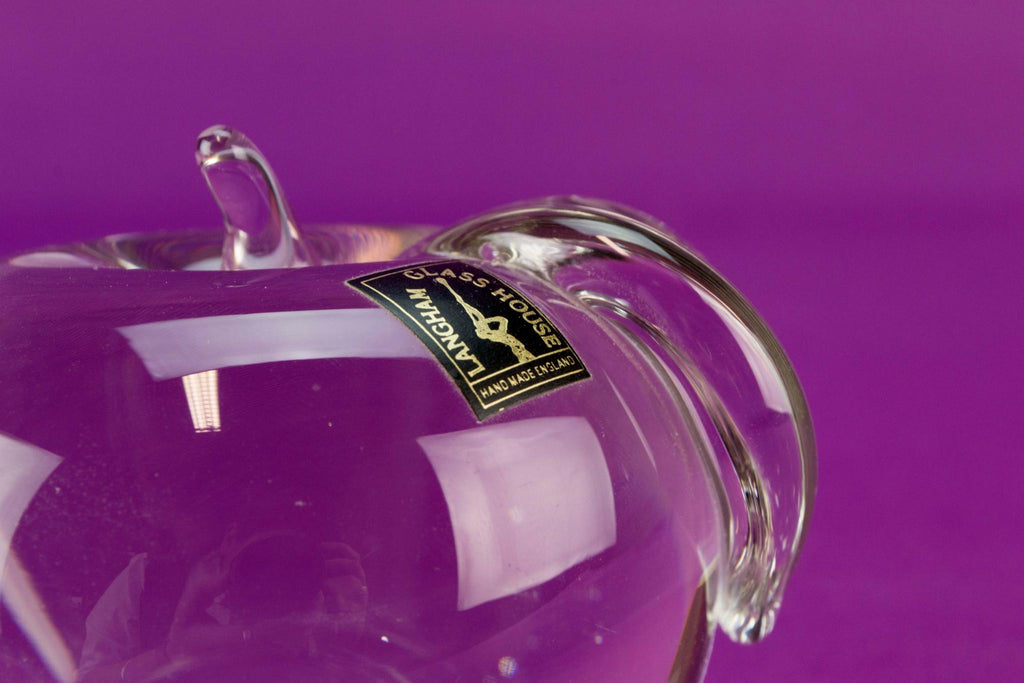 Langham glass apple paperweight
