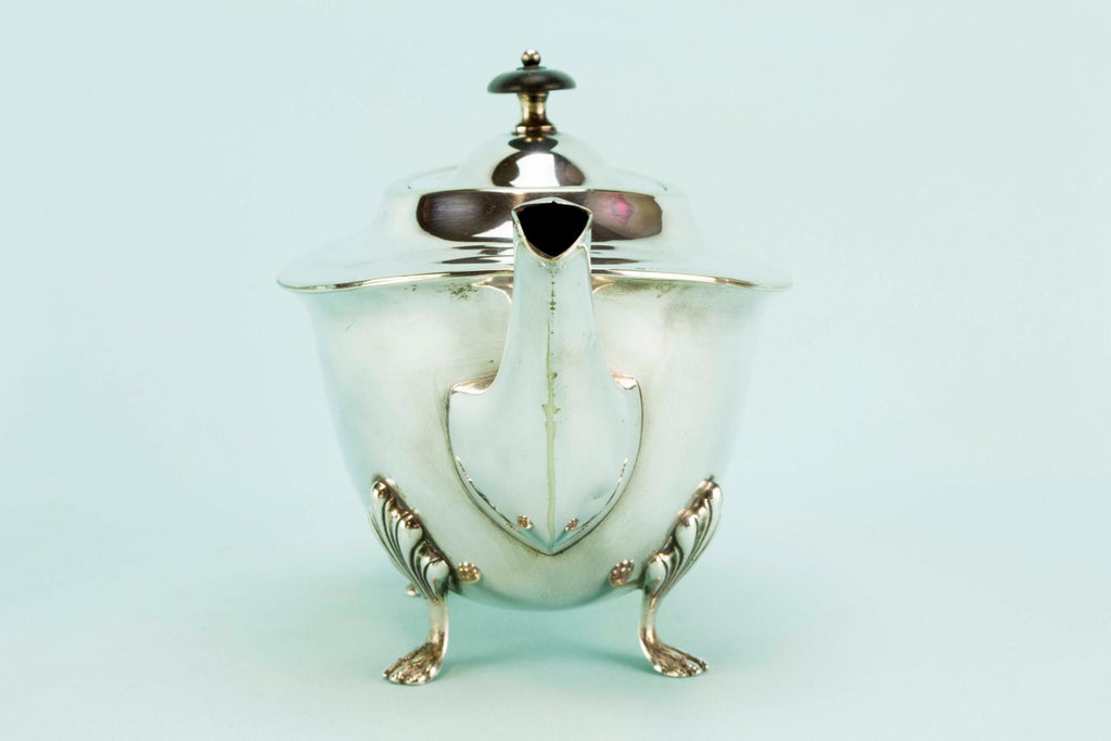 Silver plated teapot, English Early 1900s