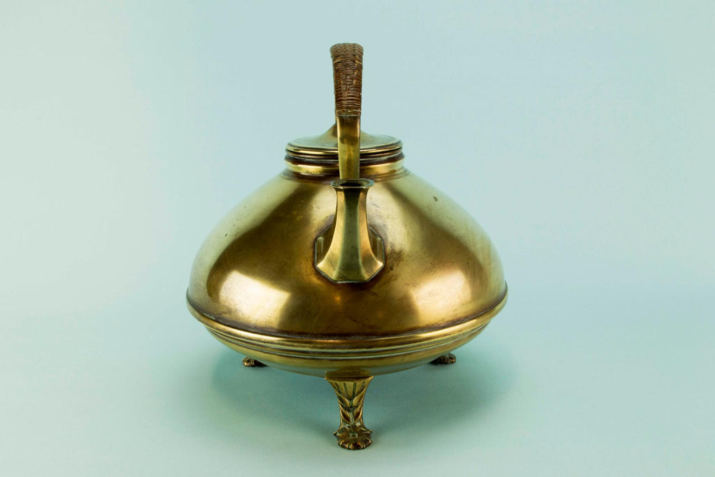 Christopher Dresser brass kettle, 19th C