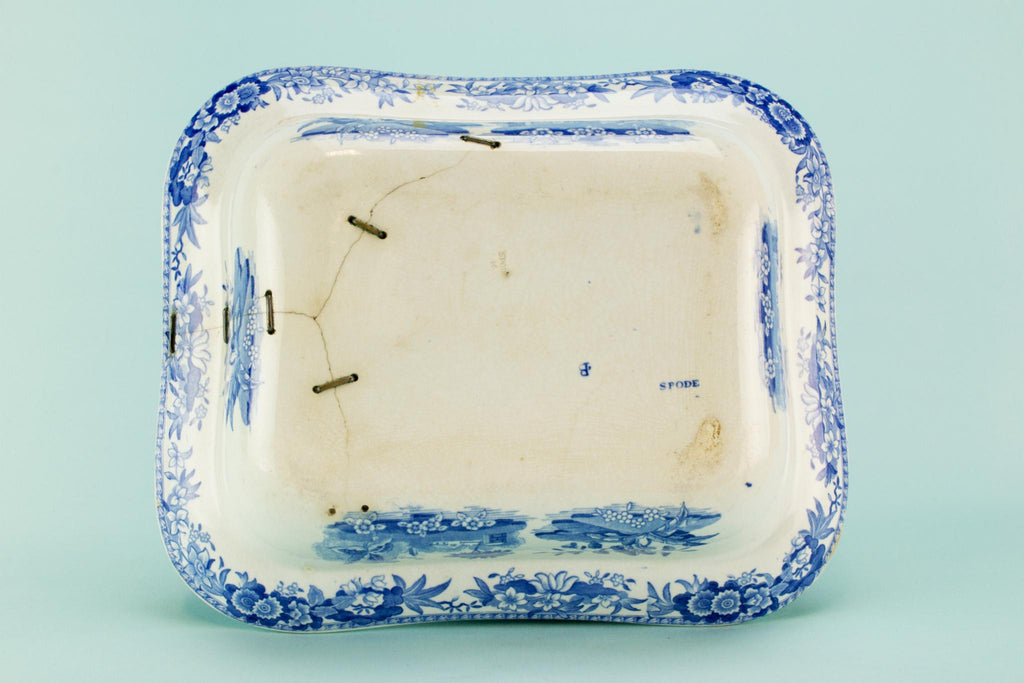 Blue & White Spode bowl, mid 19th C
