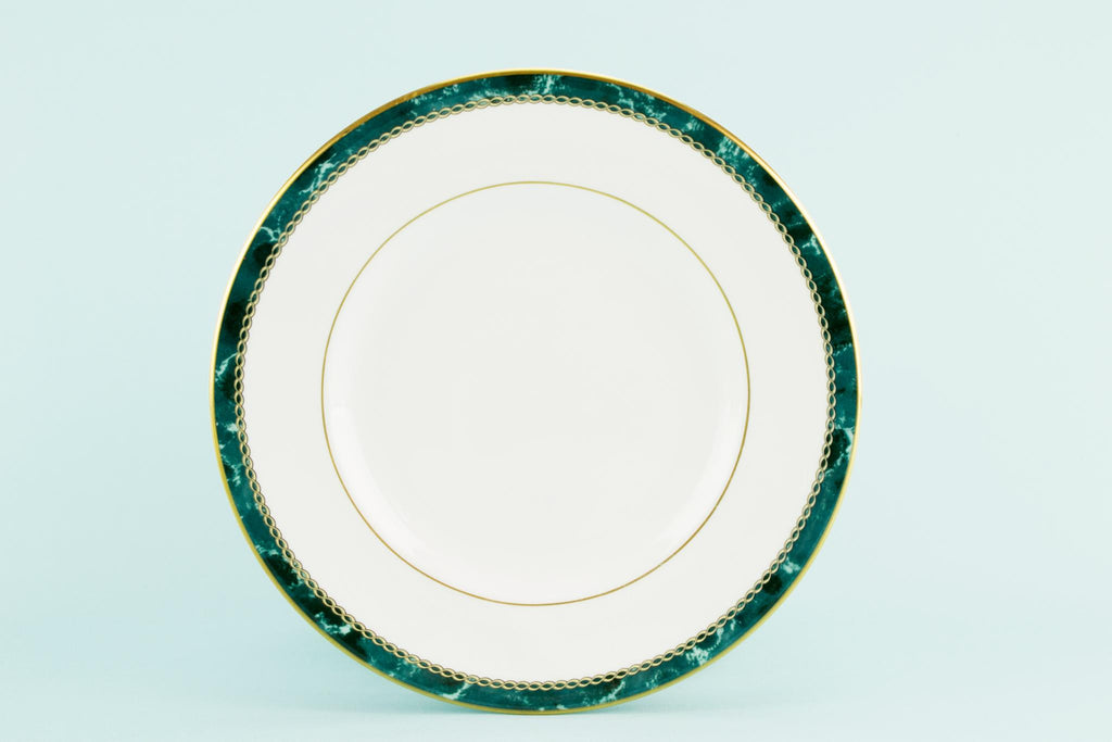 Royal Worcester green tea set trio