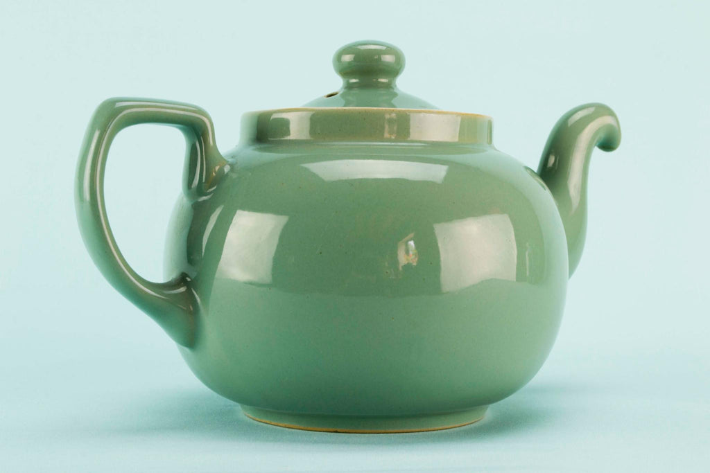 Large green Denby teapot