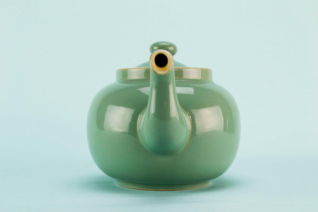 Large green Denby teapot