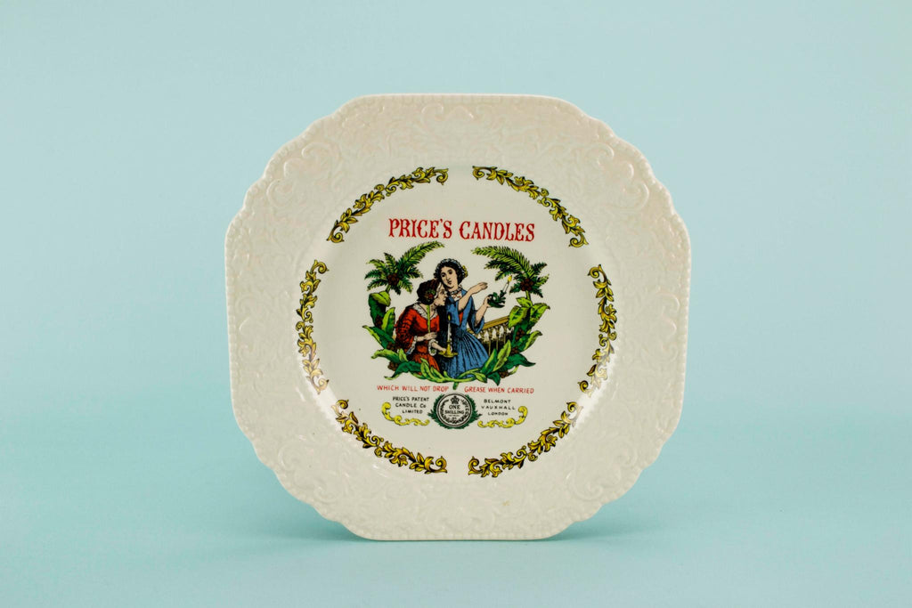 Novelty serving plate Price's Candles