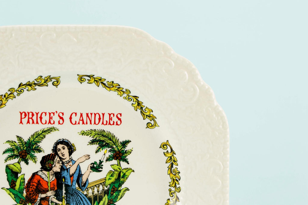Novelty serving plate Price's Candles