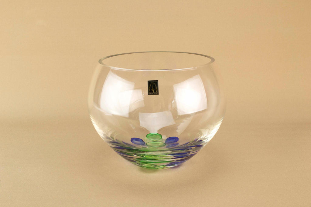Langham heavy bubble glass bowl