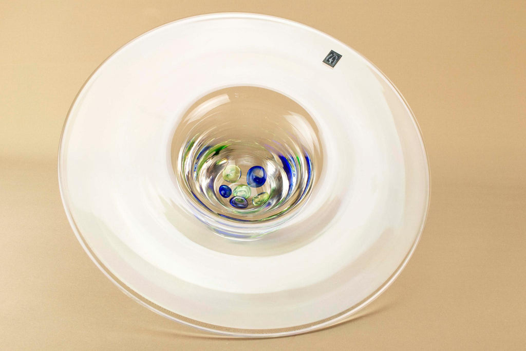 Large Langham decorative glass bowl