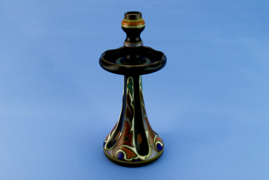 Arts & Crafts Gouda candlestick, Dutch 1920s