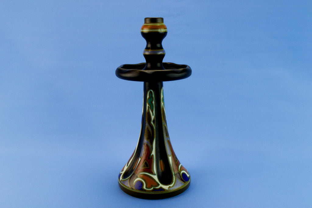 Arts & Crafts Gouda candlestick, Dutch 1920s