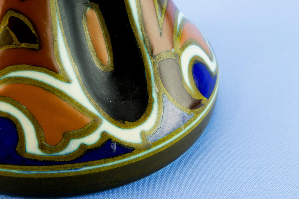 Arts & Crafts Gouda candlestick, Dutch 1920s