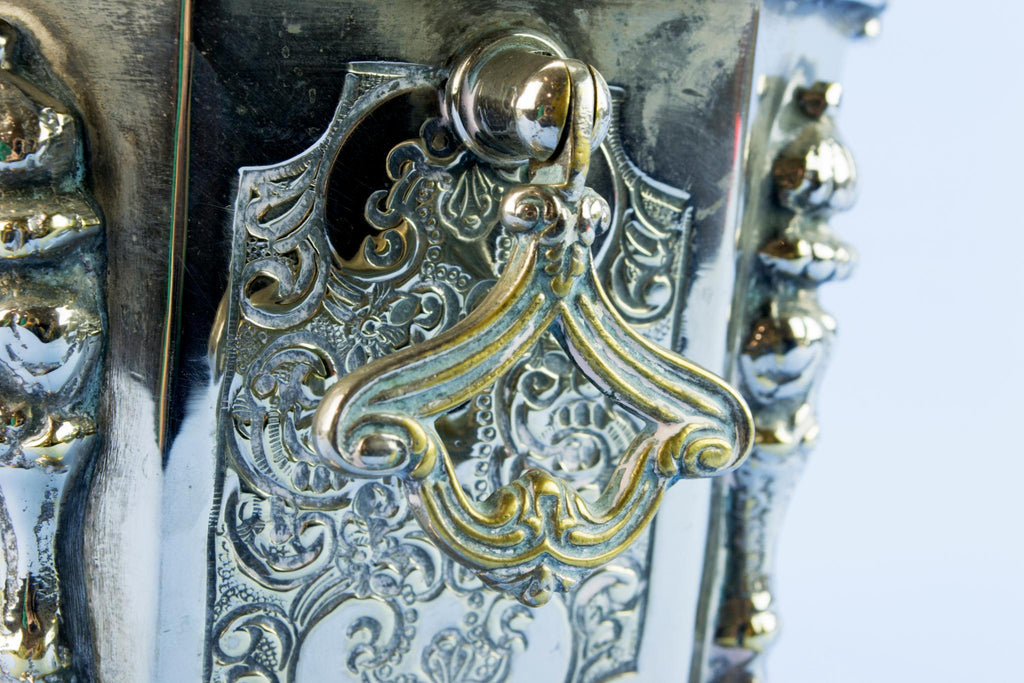 Medium silver plated storage box