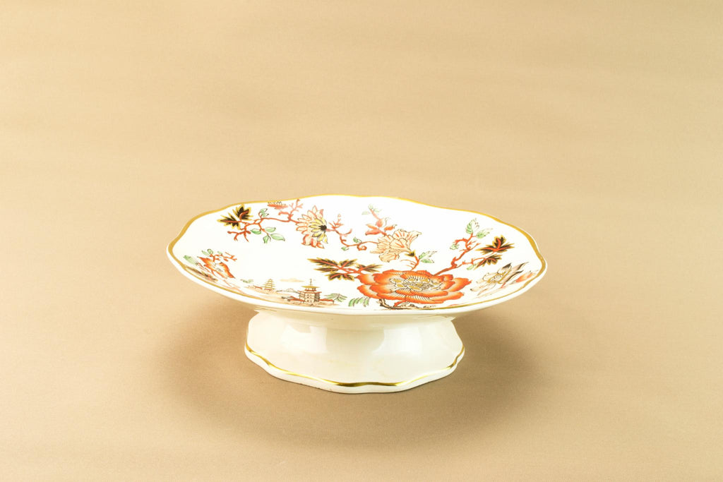 Golden Azalea English cake stand by Masons