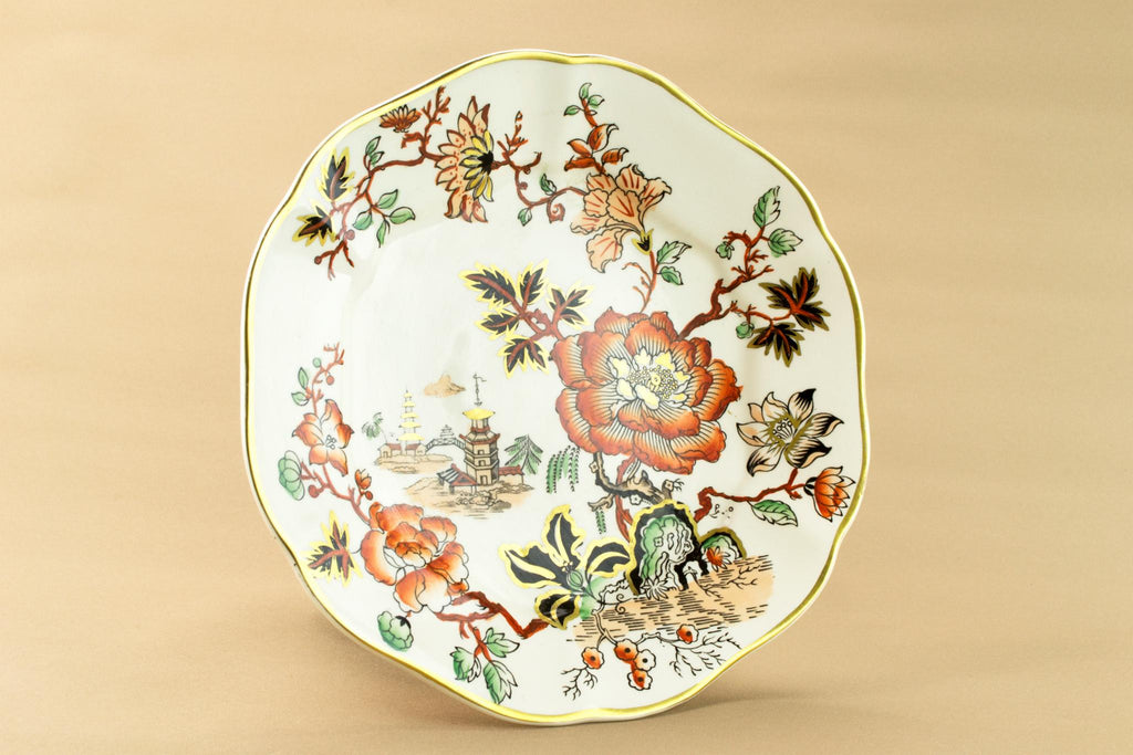 Golden Azalea English cake stand by Masons