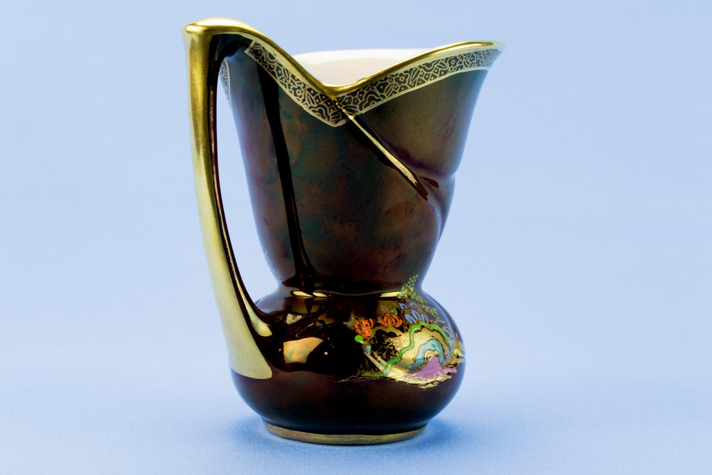 Art Deco Crown Devon jug, English 1930s