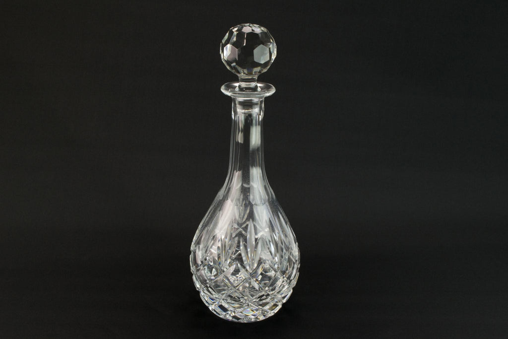Port or sherry cut glass decanter